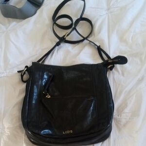 Lodis Elegant Black Crossbody Bag